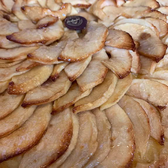 Eclairs French Cafe and Bakery brunch Apple and Pear Tarts
