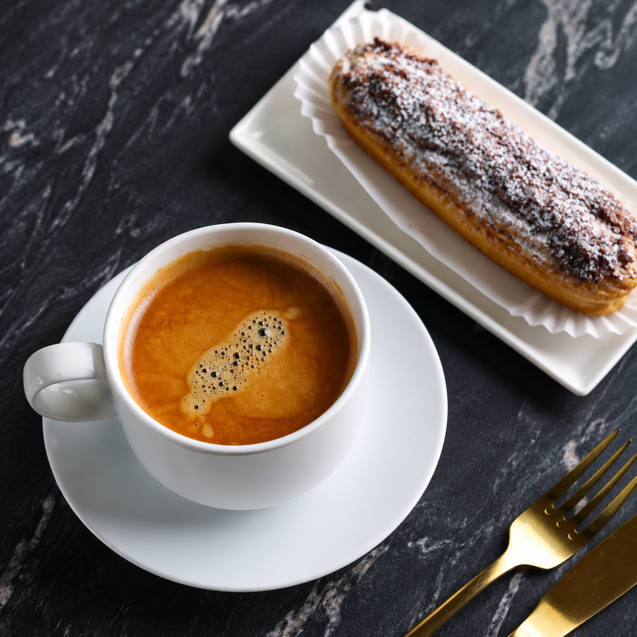 Eclairs French Cafe and Bakery brunch The Coffee Flight