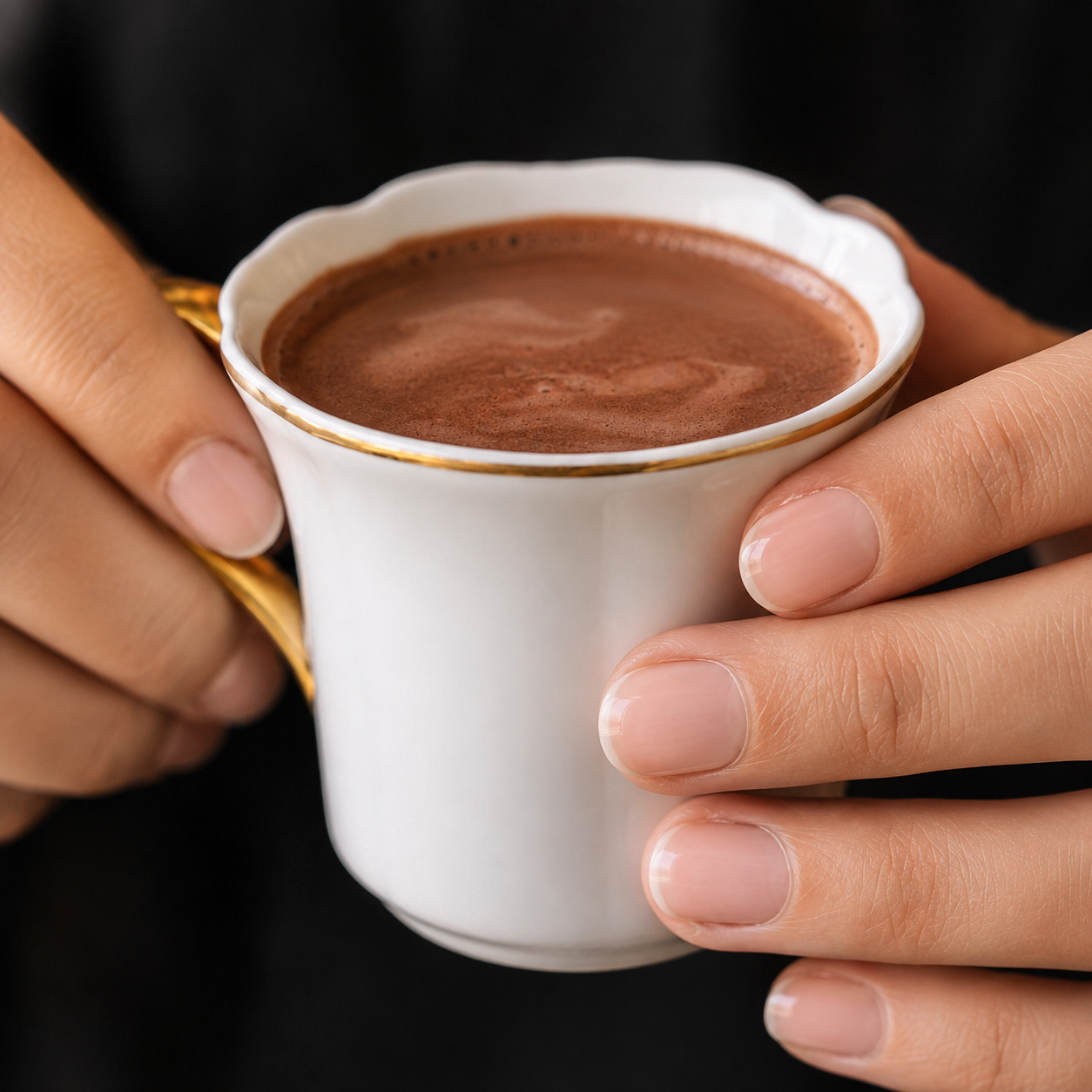 Eclairs French Cafe and Bakery Signature Hot Chocolate
