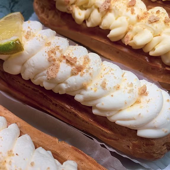 Eclairs French Cafe and Bakery Key Lime Éclair