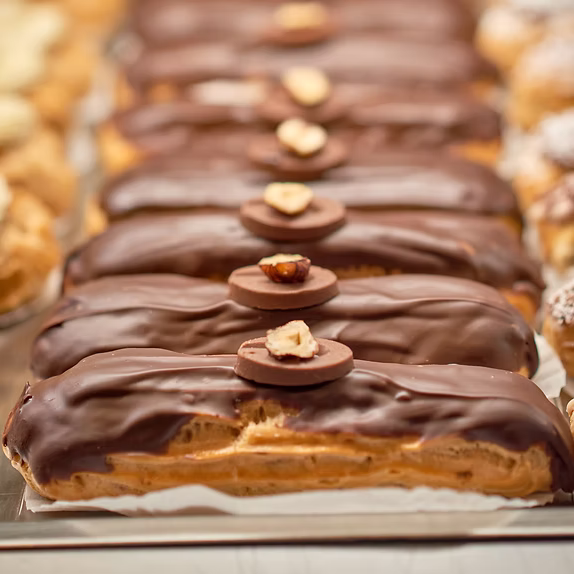 Eclairs French Cafe and Bakery Nutella Éclair